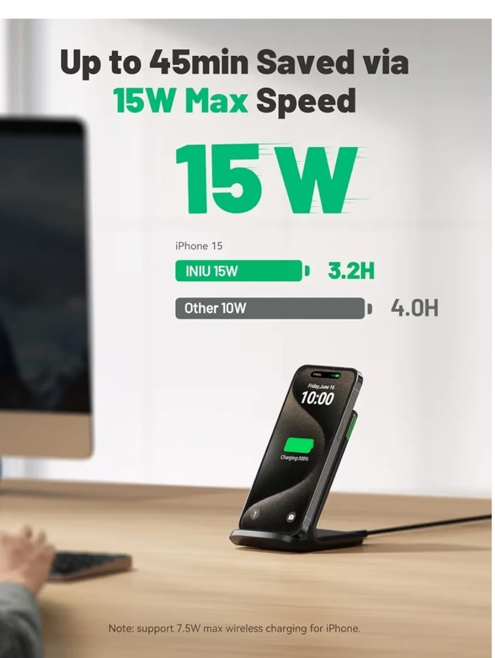 Wireless Charger, [2-Pack]